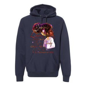 Gemini Queen Sweet As Candy Birthday Gift For Black Women Premium Hoodie