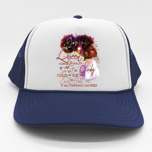 Gemini Queen Sweet As Candy Birthday Gift For Black Women Trucker Hat