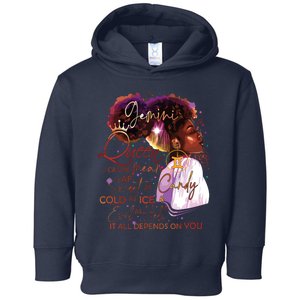 Gemini Queen Sweet As Candy Birthday Gift For Black Women Toddler Hoodie