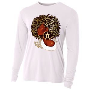 Gemini Queen Sweet As Candy Birthday Gift For Black wonen Cooling Performance Long Sleeve Crew