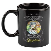 Grandma Quote Thank You God For Making Me A Grandma 11oz C Handle Ceramic Mug