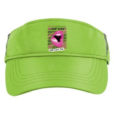 Gossip Queen With Liquor Lips Adult Drive Performance Visor