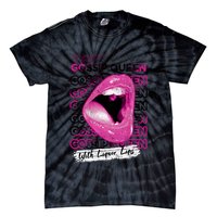 Gossip Queen With Liquor Lips Tie-Dye T-Shirt