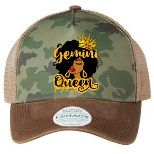 Gemini Queen Zodiac Sign Birthday Girl Afro Black Woman Legacy Tie Dye Trucker Hat