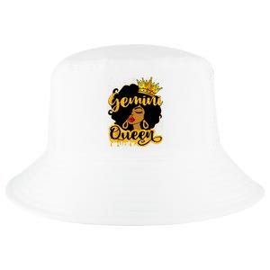 Gemini Queen Zodiac Sign Birthday Girl Afro Black Woman Cool Comfort Performance Bucket Hat