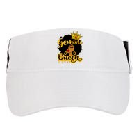 Gemini Queen Zodiac Sign Birthday Girl Afro Black Woman Adult Drive Performance Visor