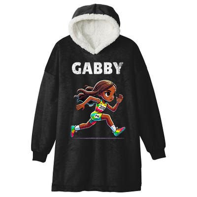 Gabby Running 200 Meter Hooded Wearable Blanket