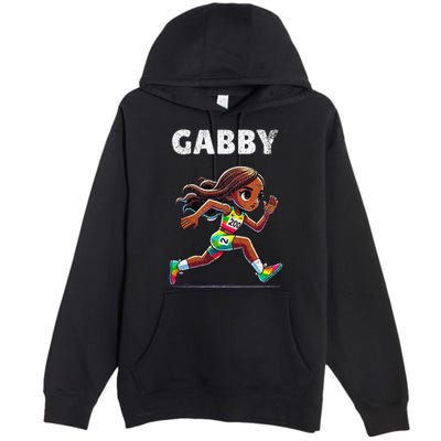Gabby Running 200 Meter Premium Pullover Hoodie