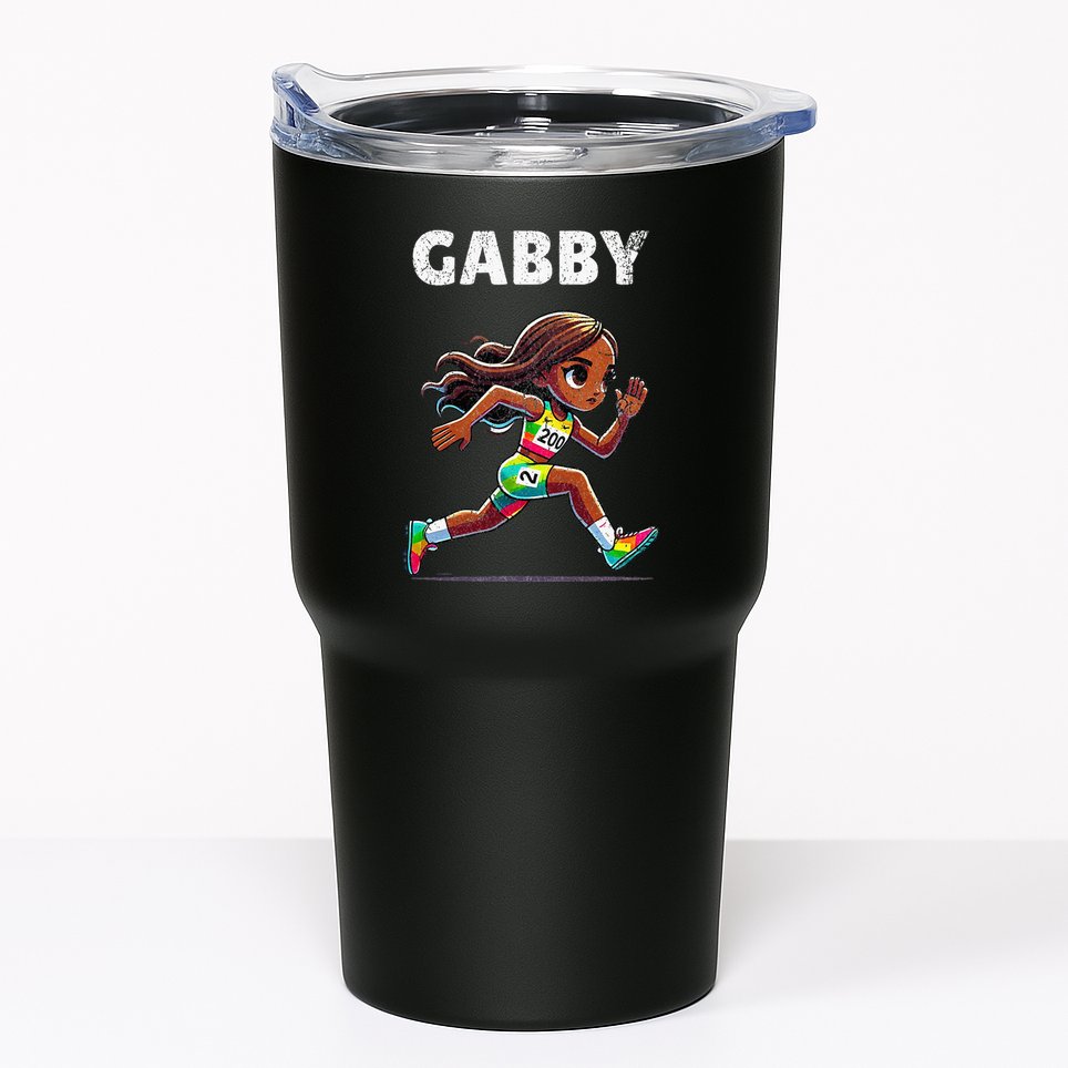 Gabby Running 200 Meter Tumbler