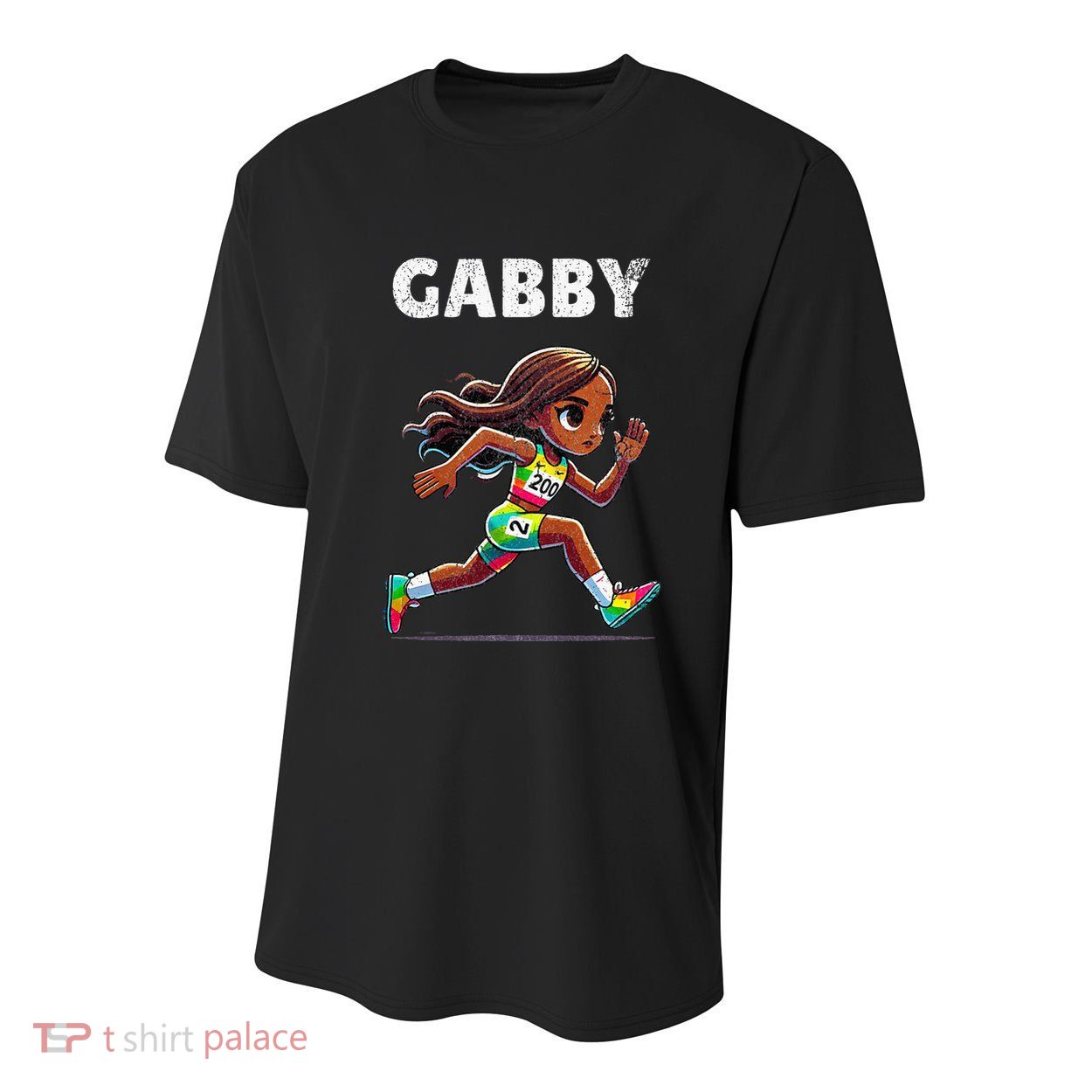 Gabby Running 200 Meter Youth Performance Sprint T-Shirt
