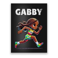 Gabby Running 200 Meter Poster