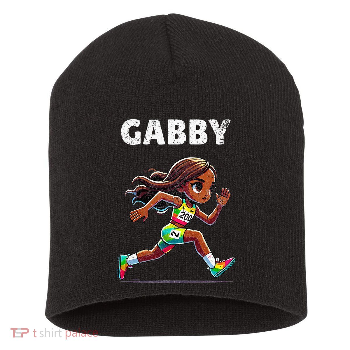 Gabby Running 200 Meter Short Acrylic Beanie