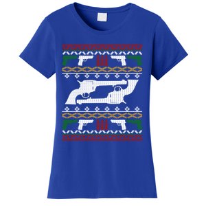 Gun Rights 2nd Adt Pistol Guns Ugly Christmas Gift Women's T-Shirt