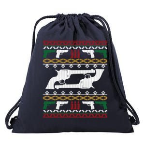 Gun Rights 2nd Adt Pistol Guns Ugly Christmas Gift Drawstring Bag