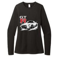 Gt R 35 Jdm Street Racing Drag Drift Sports Car Womens CVC Long Sleeve Shirt