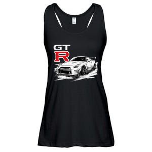 Gt R 35 Jdm Street Racing Drag Drift Sports Car Ladies Essential Flowy Tank