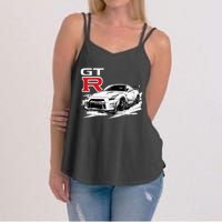 Gt R 35 Jdm Street Racing Drag Drift Sports Car Women's Strappy Tank