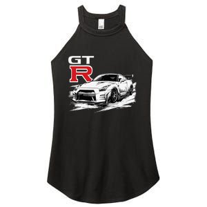 Gt R 35 Jdm Street Racing Drag Drift Sports Car Women's Perfect Tri Rocker Tank