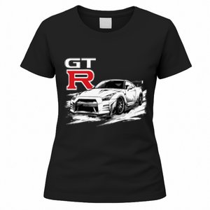 Gt R 35 Jdm Street Racing Drag Drift Sports Car Women's T-Shirt