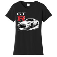 Gt R 35 Jdm Street Racing Drag Drift Sports Car Women's T-Shirt