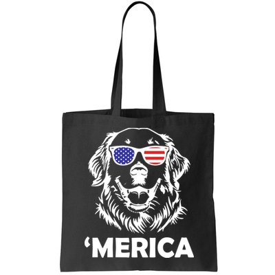 Golden Retriever 4th Of July Merica Bag