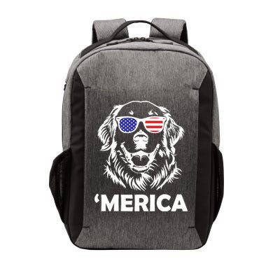 Golden Retriever 4th Of July Merica Vector Backpack