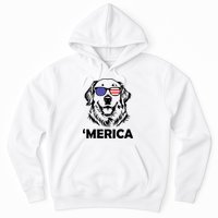 Golden Retriever 4th Of July Merica Hoodie