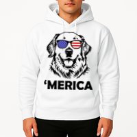Golden Retriever 4th Of July Merica Hoodie