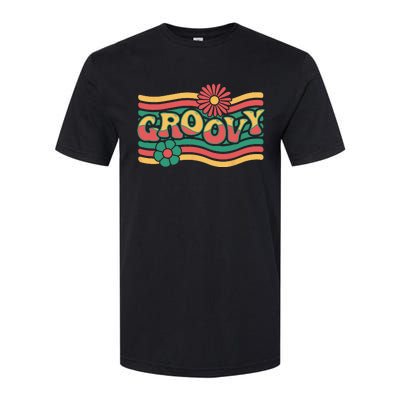 Groovy Retro 70's Softstyle® CVC T-Shirt