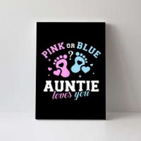 Gender Reveal Auntie Aunt Canvas