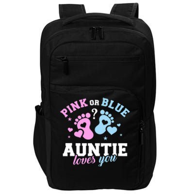 Gender Reveal Auntie Aunt TShirt Impact Tech Backpack