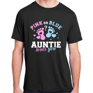 Gender Reveal Auntie Aunt TShirt Adult ChromaSoft Performance T-Shirt