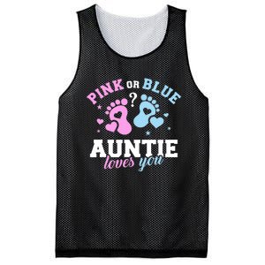 Gender Reveal Auntie Aunt TShirt Mesh Reversible Basketball Jersey Tank