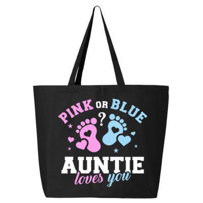 Gender Reveal Auntie Aunt TShirt 25L Jumbo Tote