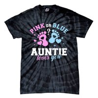 Gender Reveal Auntie Aunt TShirt Tie-Dye T-Shirt