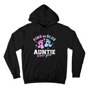 Gender Reveal Auntie Aunt TShirt Tall Hoodie