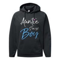 Gender reveal announcement Gifts Auntie Says Performance Fleece Hoodie