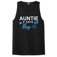 Gender reveal Auntie says matching family baby party PosiCharge Competitor Tank