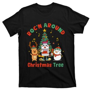 Groovy RocN Around The Christmas Tree Nursing Nurse Squad T-Shirt