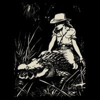 Girl Riding Alligator Weird Funny Florida Crocodile Meme Wool Snapback Cap