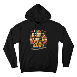 Groovy Retro Art For Kamala Harris 2024 Hoodie