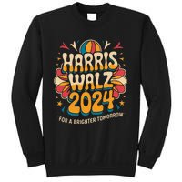 Groovy Retro Art For Kamala Harris 2024 Sweatshirt