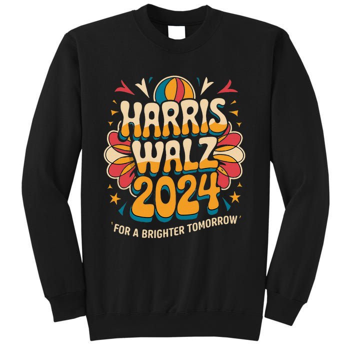 Groovy Retro Art For Kamala Harris 2024 Sweatshirt