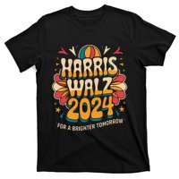 Groovy Retro Art For Kamala Harris 2024 T-Shirt