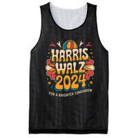 Groovy Retro Art For Kamala Harris 2024 Mesh Reversible Basketball Jersey Tank