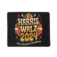 Groovy Retro Art For Kamala Harris 2024 Mousepad