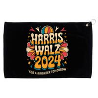 Groovy Retro Art For Kamala Harris 2024 Grommeted Golf Towel