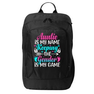 Gender Reveal Auntie Design For A Keeper Of The Gender Aunt City Backpack