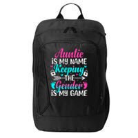 Gender Reveal Auntie Design For A Keeper Of The Gender Aunt City Backpack