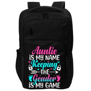 Gender Reveal Auntie Design For A Keeper Of The Gender Aunt Impact Tech Backpack